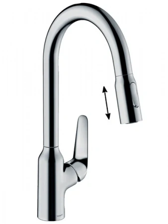 Фото смеситель для кухонной мойки hansgrohe focus 71800000