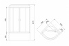 Фото душевая кабина royal bath rb 100x100 см rb100nrw-t
