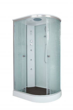 Фото душевая кабина dto 120x80 см em1512lgm+el с гидромассажем и электрикой