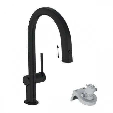 Фото смеситель для кухонной мойки hansgrohe aqittura 76826670