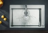 Фото смеситель для кухонной мойки hansgrohe metris select 73819000
