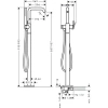 Фото смеситель для ванны hansgrohe tecturis s 73440000