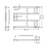 Фото электрический полотенцесушитель indigo muza 40/50 без полки dgm40-50brrt