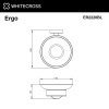 Фото мыльница подвесная whitecross ergo er2220bl, цвет: черный