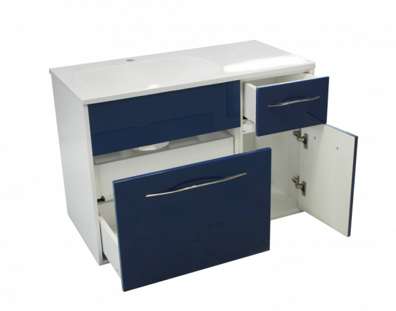 Фото тумба с раковиной эстет barcelona 90 см l/r фр-00003593