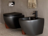 Фото унитаз подвесной, безободковый ceramicanova metropol cn4002mb