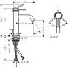 Фото смеситель для раковины hansgrohe tecturis s 73310670