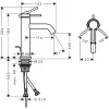 Фото смеситель для раковины hansgrohe tecturis s 73310000