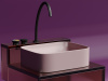 Фото раковина накладная ceramicanova element 50.5 см, цвет: розовый cn6052mp