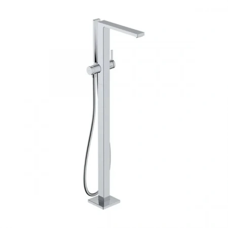 Фото напольный смеситель для ванны hansgrohe tecturis e 73445000