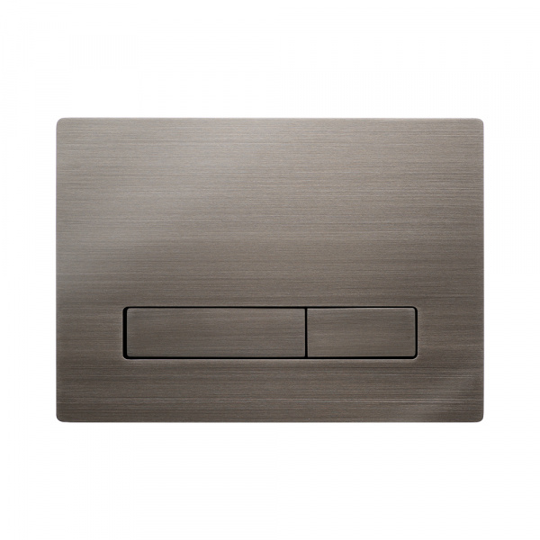 Фото клавиша смыва metal slim , pvd (gun metal)