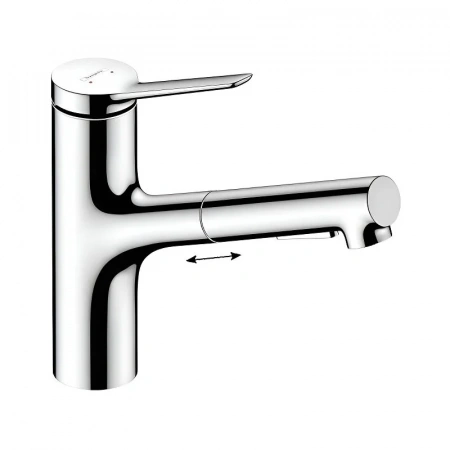 Фото смеситель для кухонной мойки hansgrohe zesis 74800000