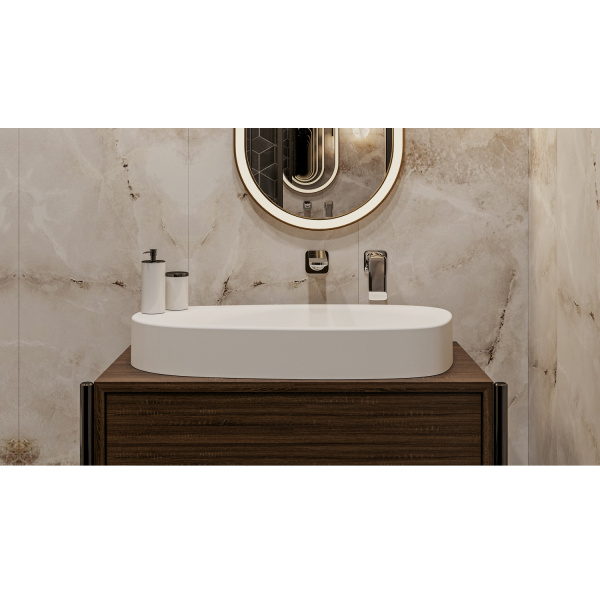 Фото раковина накладная whitecross moonstone 70 см 0732.070035.200