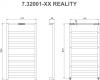 Фото злектрический полотенцесушитель allen braureality 90х47,2 см  7.32001-31