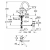 Фото смеситель для раковины grohe concetto new 32629002