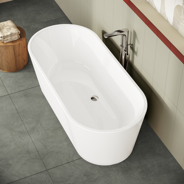 Фото акриловая ванна vitra geo 180x80 см 65380006000