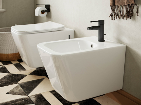 Фото унитаз подвесной, безободковый ceramicanova metric cn3007