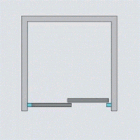 Фото душевая дверь radaway premium plus dwj 100 см 33303-01-06n