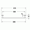 Фото полотенцедержатель 60 см duravit starck t 99424600 цвет: черный