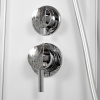 Фото душевая кабина avacan l910gm+el 100x100 см с гидромассажем и электрикой