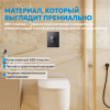 Фото клавиша смыва abber ac0125mb черная матовая