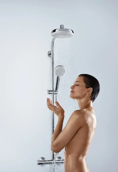 Фото душевая стойка hansgrohe crometta 27265400