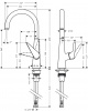 Фото смеситель для кухни hansgrohe talis s 72810000