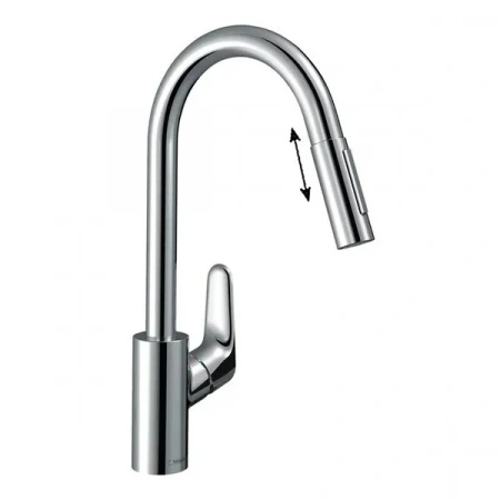 Фото смеситель для кухонной мойки hansgrohe focus 73880000