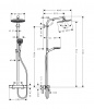 Фото душевая стойка hansgrohe crometta s 240 1jet showerpipe 27267000