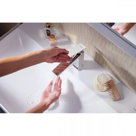 Фото смеситель для раковины hansgrohe tecturis e 73014000