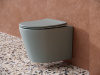 Фото унитаз подвесной, безободковый ceramicanova balearica cn6000mh