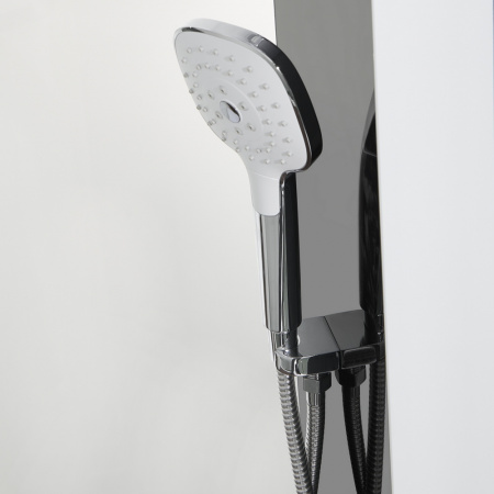 Фото душевая кабина orans sr-89101rs white, long door handle 100x100 см