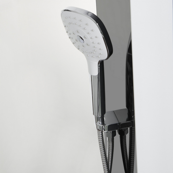 Фото душевая кабина orans sr-89101rs white, long door handle 100x100 см