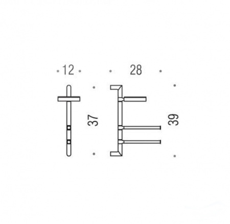 Фото подвесная стойка colombo design planets b9824