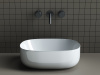 Фото раковина накладная ceramicanova element 46 см, цвет: белый cn6018