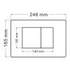Фото подвесной унитаз с инсталляцией  abber bequem  ac1100-ac0105-ac0120ng