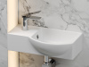 Фото раковина подвесная ceramicanova element 40 см, цвет: белый cn6039r
