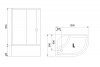 Фото душевое ограждение royal bath bk rb8120bk-c-ch-l 120x80 см