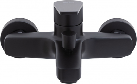 Фото смеситель для ванны allen brau eclipse 5.e1003-31 черный матовый