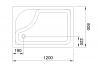 Фото поддон royal bath 120x80 см rb8120bp-l