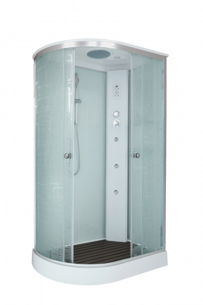 Фото душевая кабина dto 120x80 см em1512rgm+el с гидромассажем и электрикой
