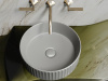 Фото раковина накладная ceramicanova element 36 см, цвет: антрацит cn6057mh