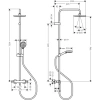 Фото душевая стойка hansgrohe vernis blend 26089670