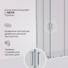 Фото душевое ограждение am.pm gem 100x100 см w90g-403-100100-mt