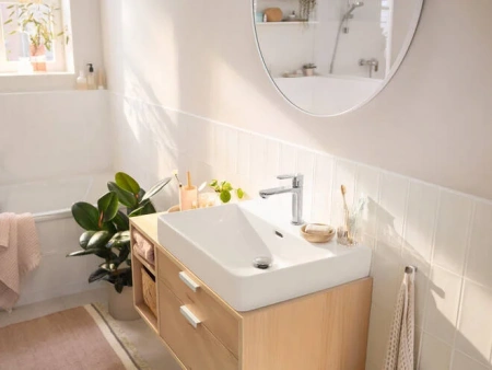 Фото смеситель для раковины hansgrohe rebris s 72520000