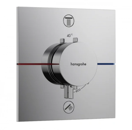 Фото термостатический смеситель для душа hansgrohe shower select comfort e 15572000