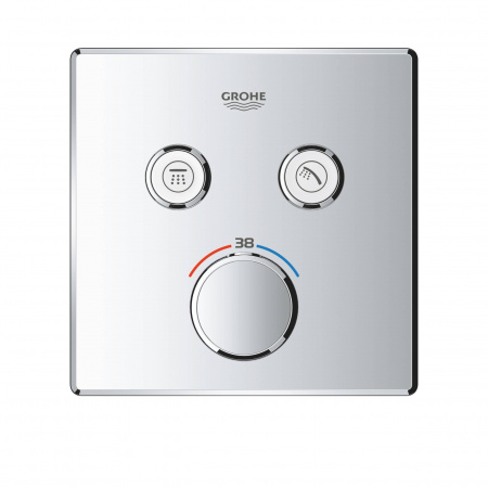 Фото встраиваемый термостатический смеситель для душа grohe grohtherm smartcontrol 29124000