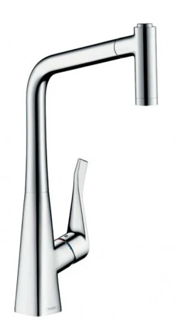 Фото смеситель для кухонной мойки hansgrohe metris 73801000