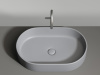 Фото раковина накладная ceramicanova element 60.8 см, цвет: антрацит cn6048mh