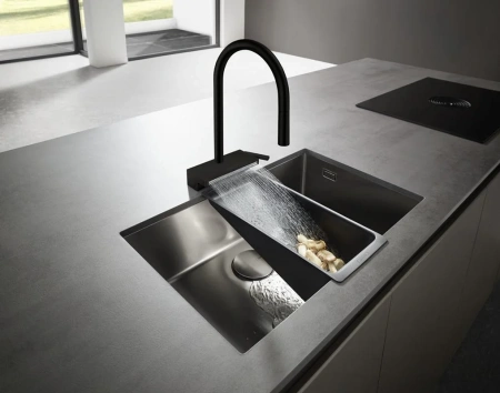 Фото смеситель для кухонной мойки hansgrohe aquno select 73831670